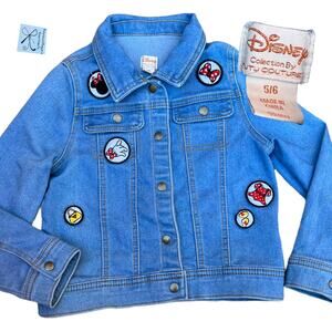 Disney Collection by Tutu Couture Minnie Mouse Jean Jacket Kids Sz 5/6